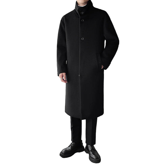 Winter Overknee Long Cotton And Thickening Woolen Coat