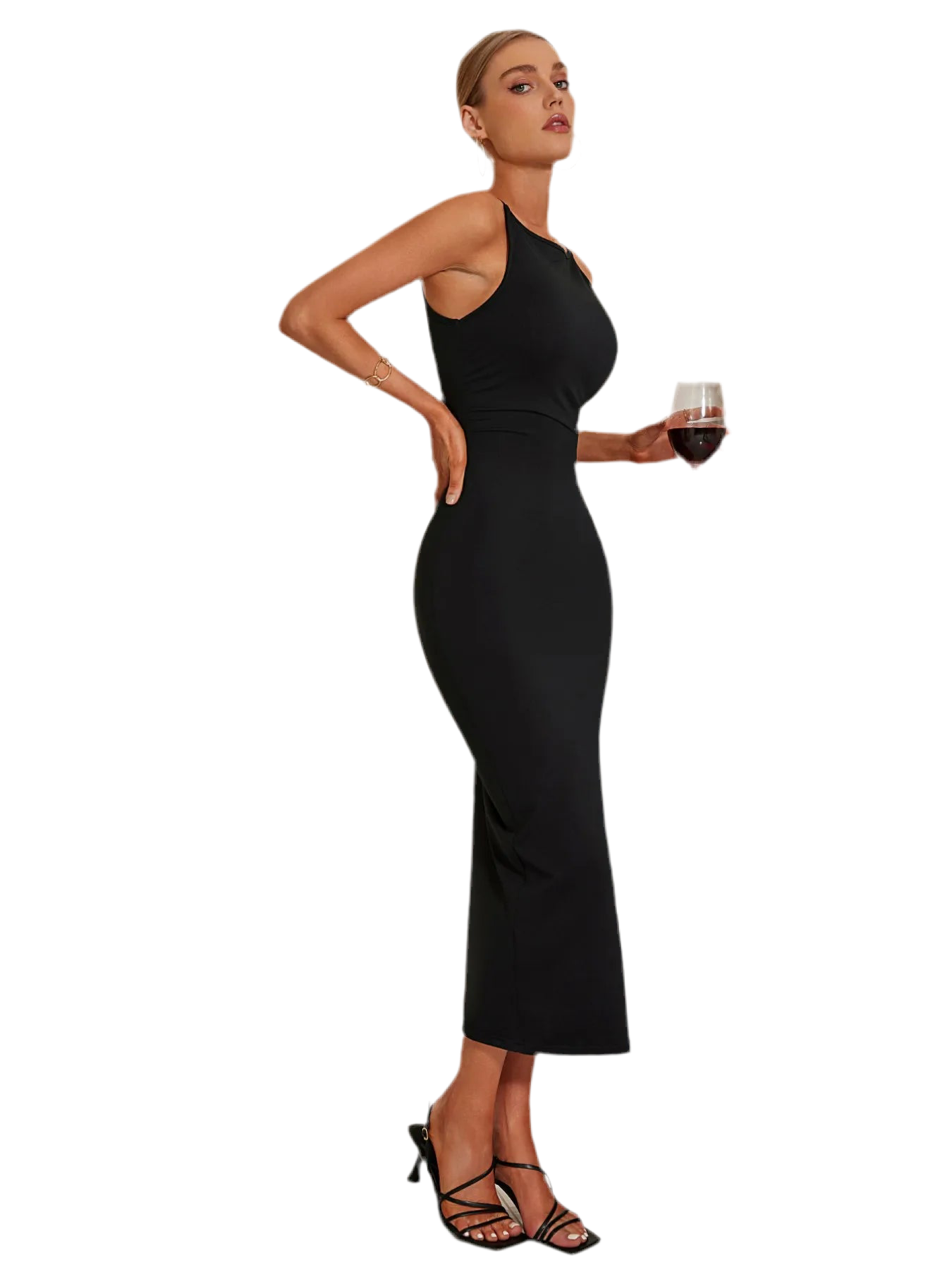 Sleeveless Bodycon Midi Dress