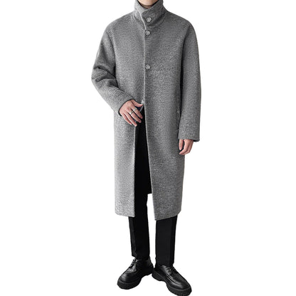 Winter Overknee Long Cotton And Thickening Woolen Coat