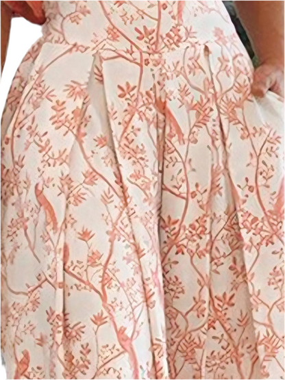 Surplice Top and High Waist Pants Set