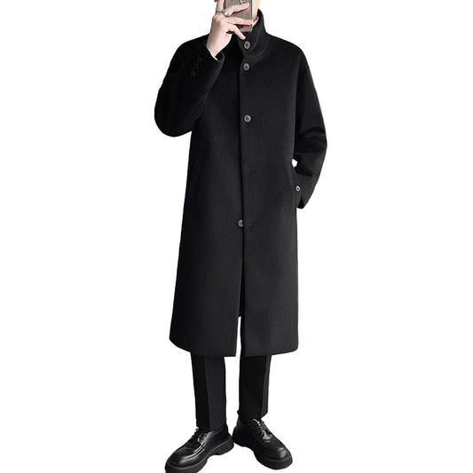 Winter Overknee Long Cotton And Thickening Woolen Coat